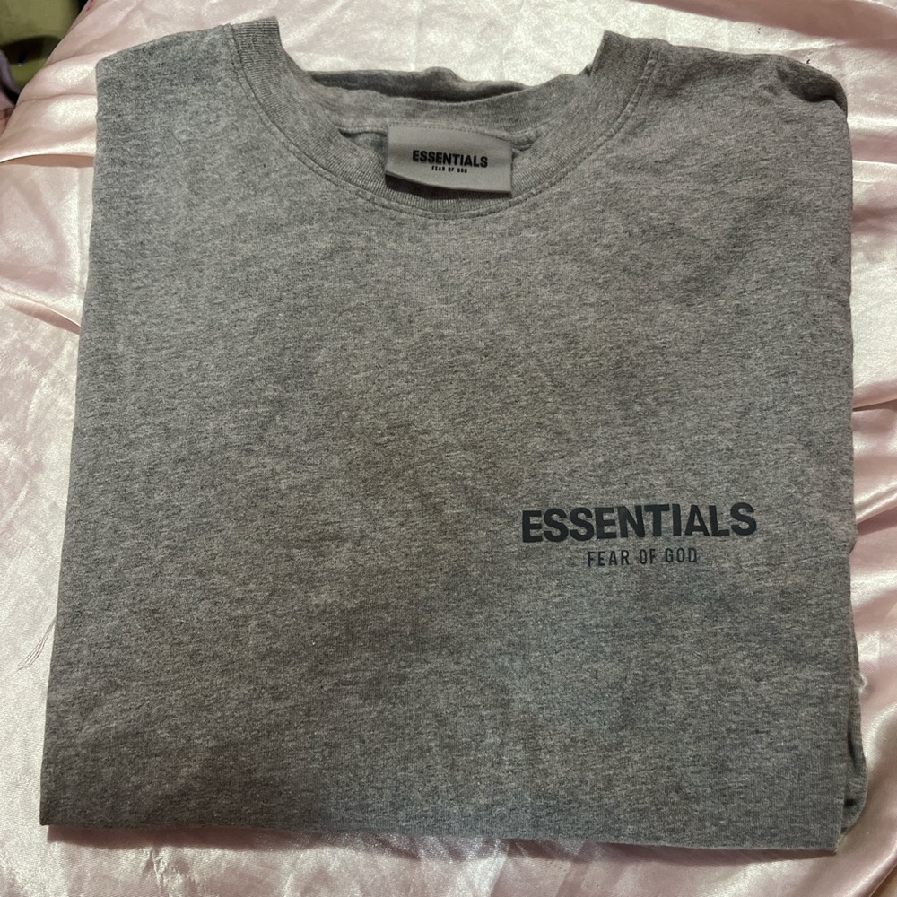 Fear of God Essentials Heather Gray Tee